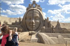Елгава: Фестиваль песчаных фигур 2015